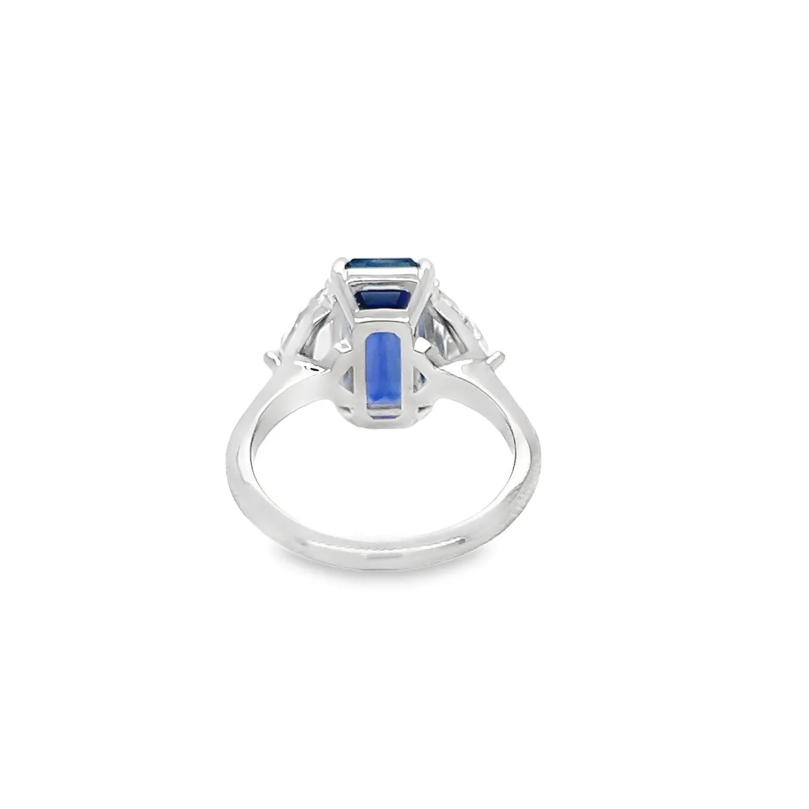 5CT Emerald Cut Sapphire Ring