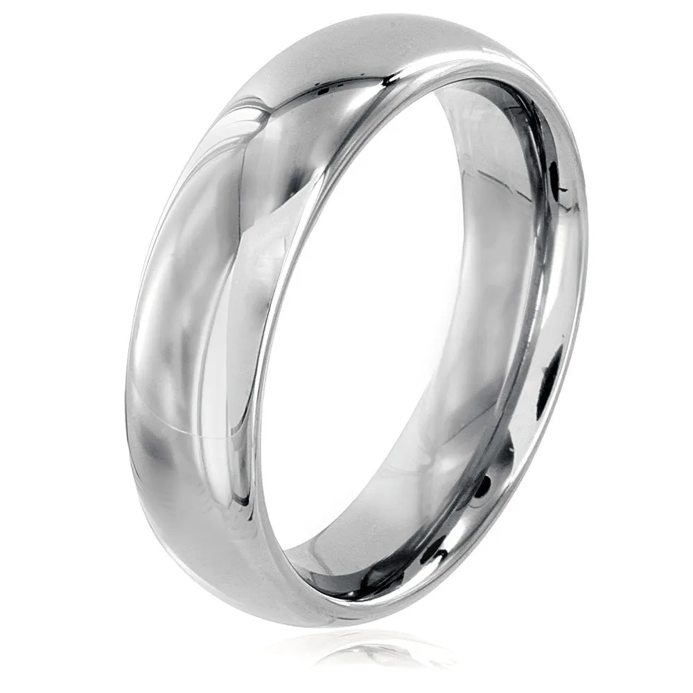 6mm Domed High Polished Tungsten Carbide