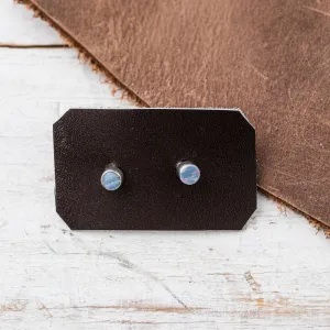 Australian Opal Petite Round Stud Earrings