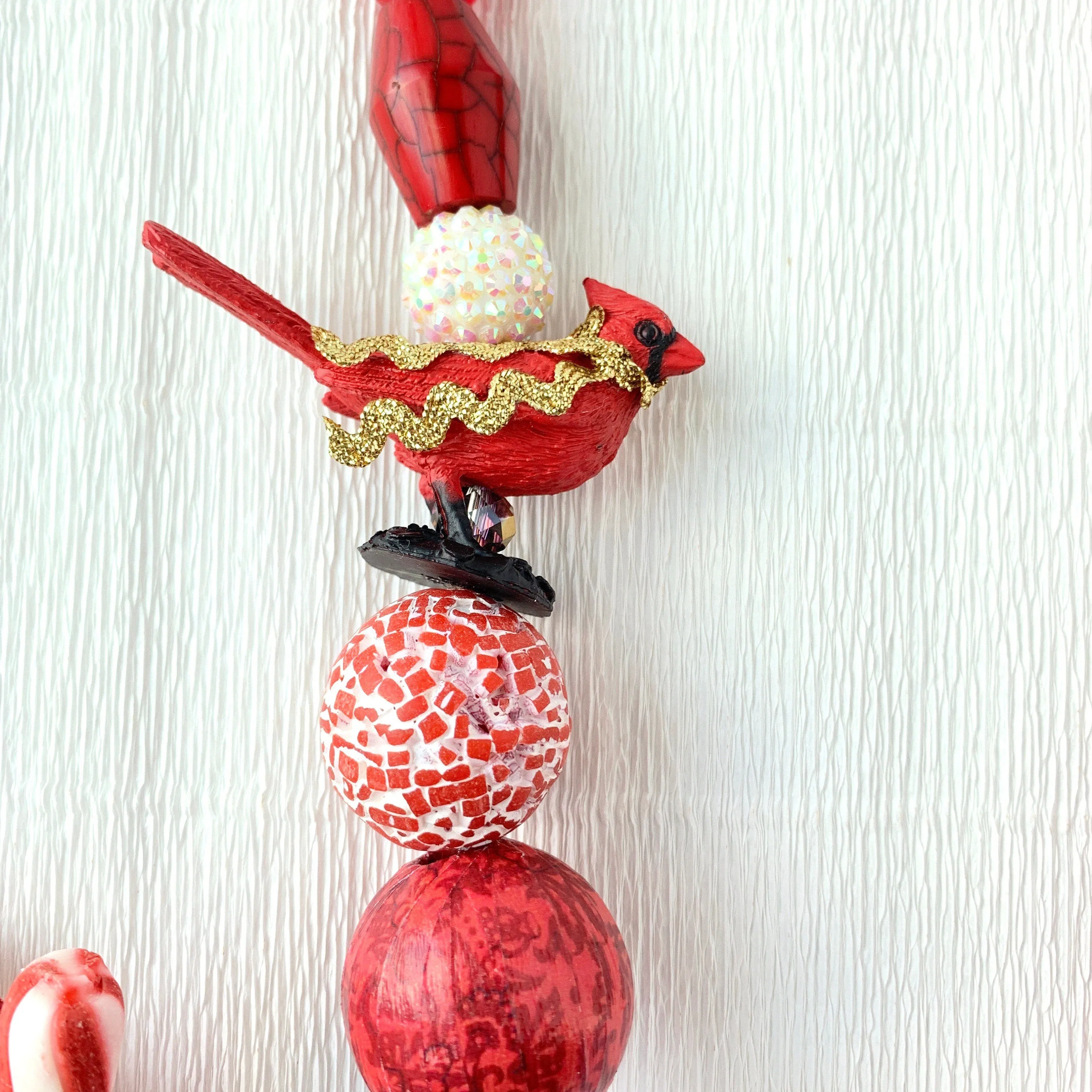 Candace the Cardinal Necklace