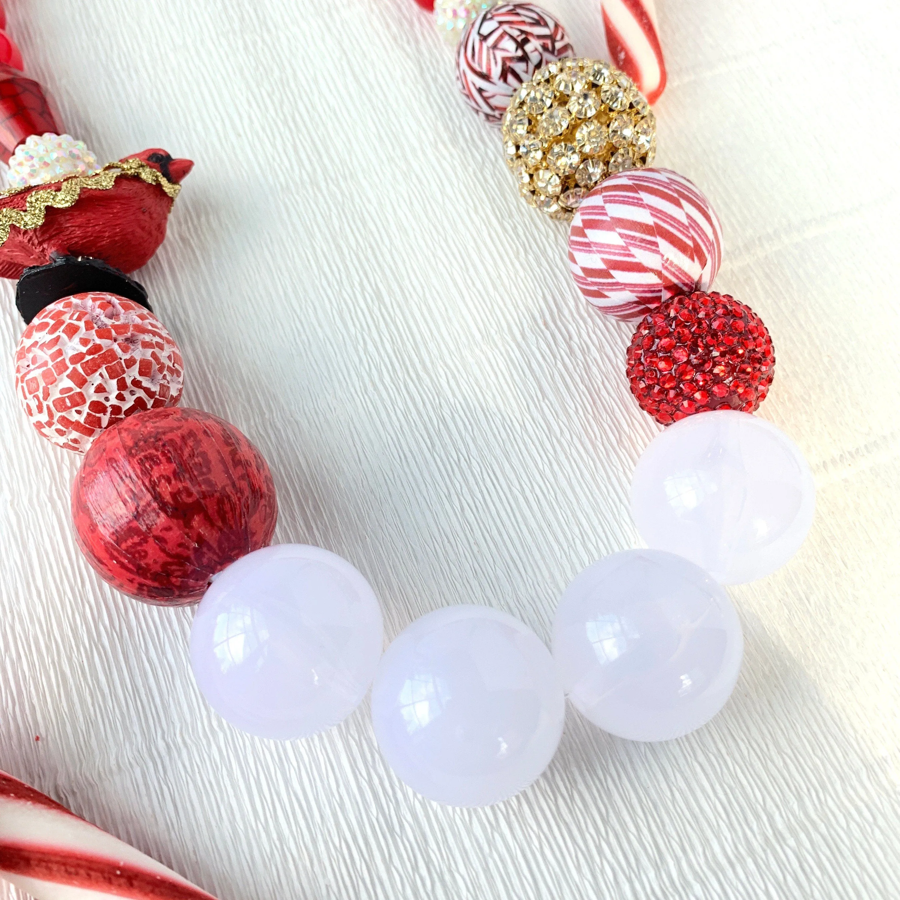 Candace the Cardinal Necklace