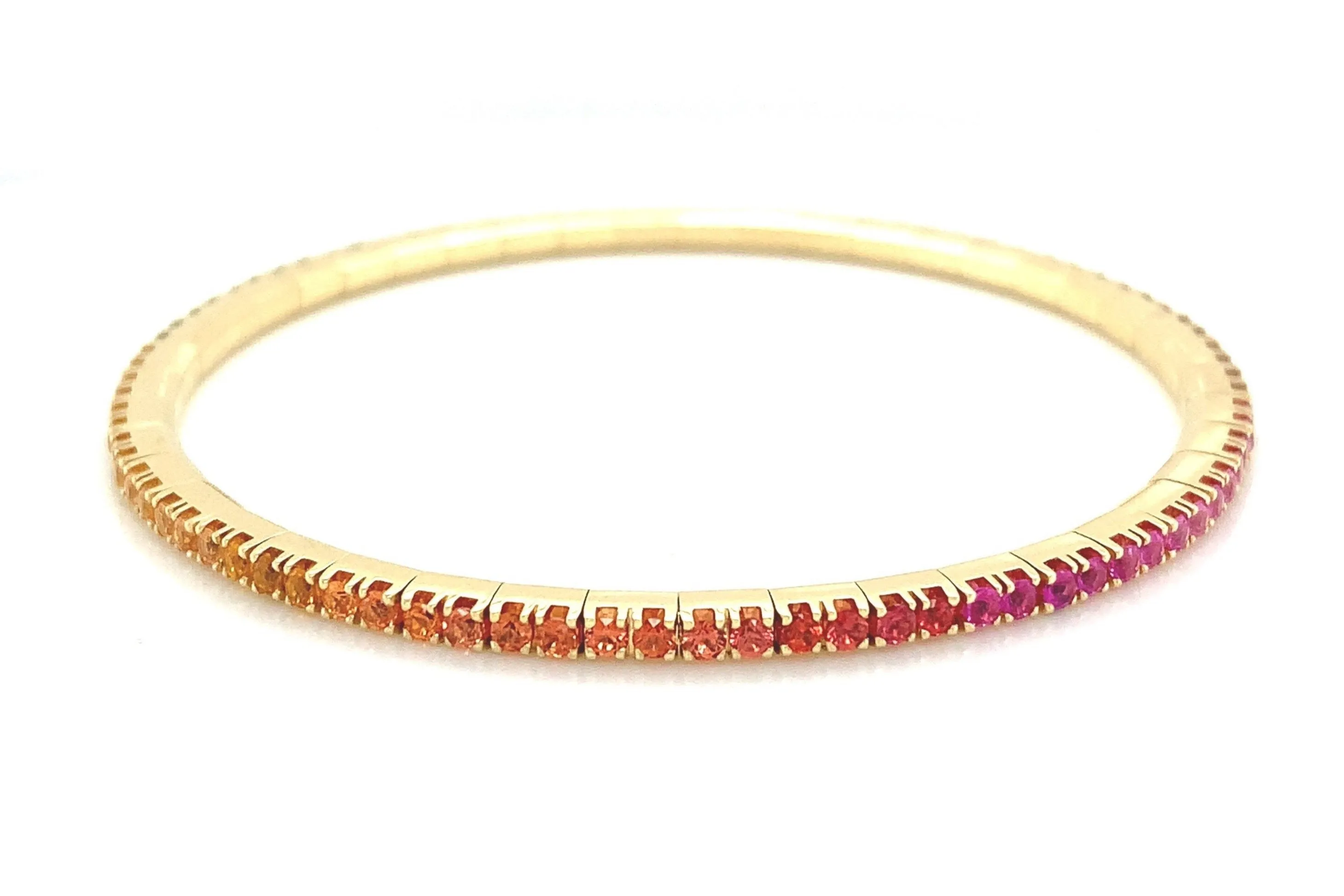 Ex-Tensible™ Rainbow Sapphire Stretch Tennis Bracelet