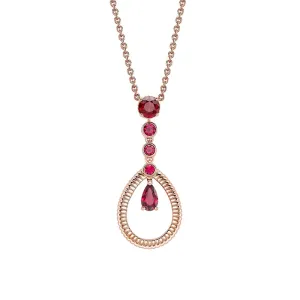 Fluted Teardrop Pendant