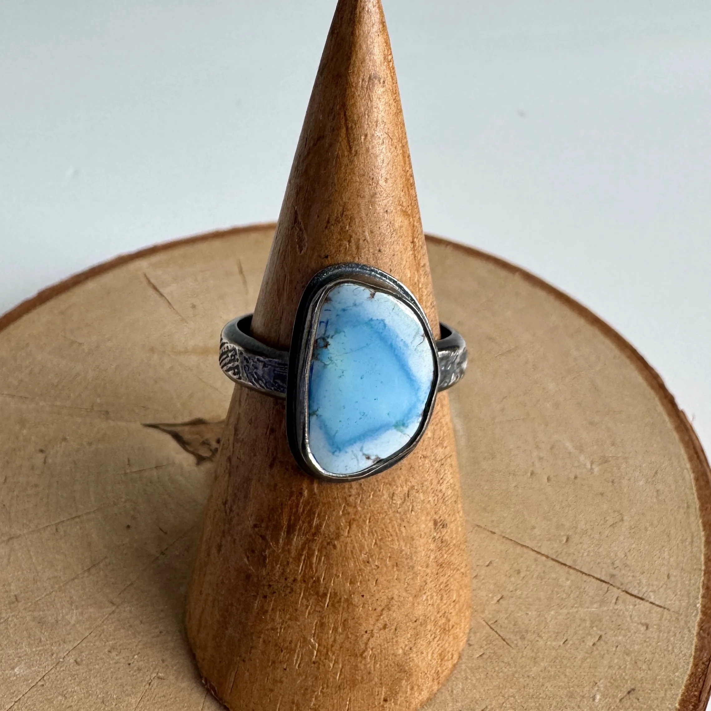 Golden Hills Turquoise Oxidized Ring