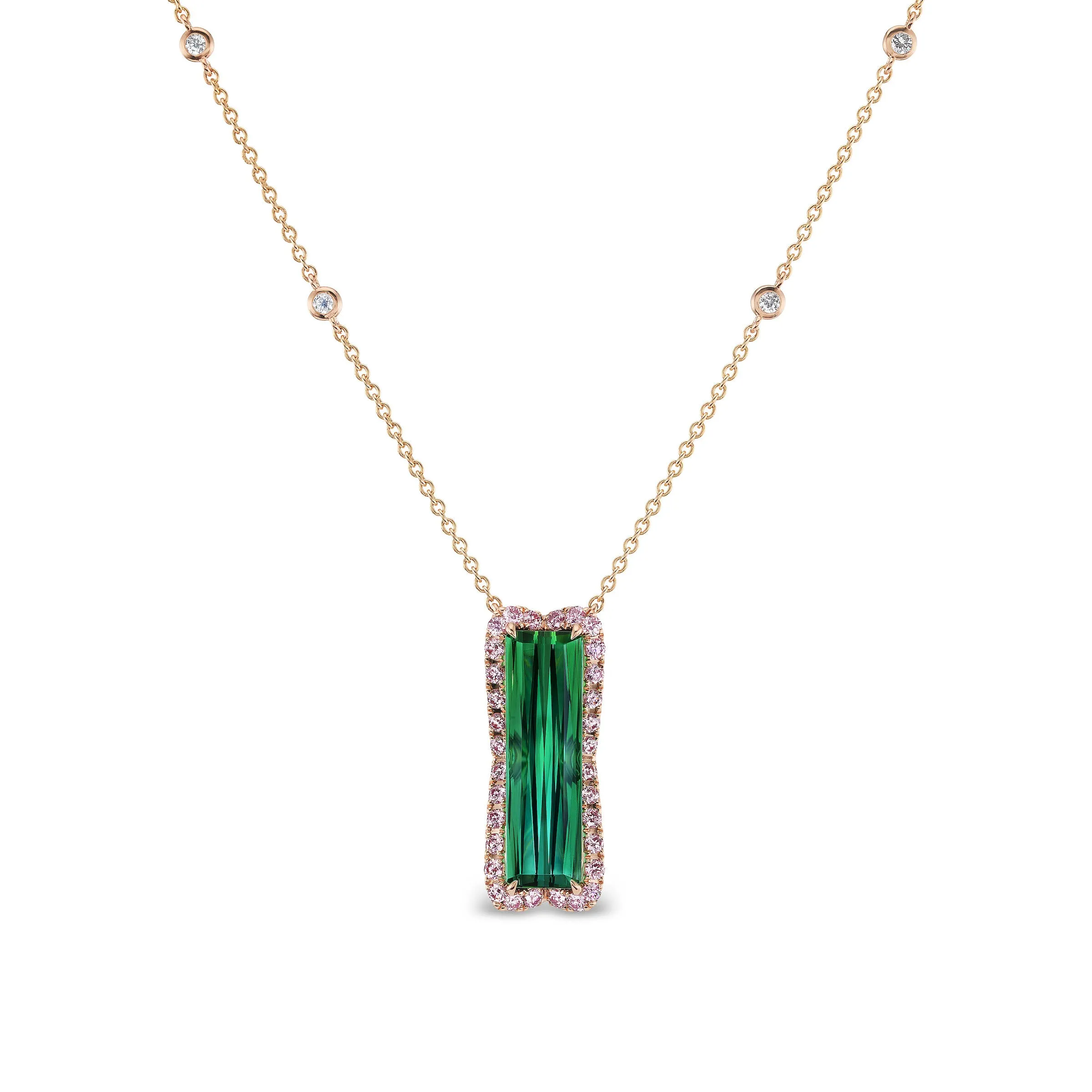 Green Tourmaline Necklace