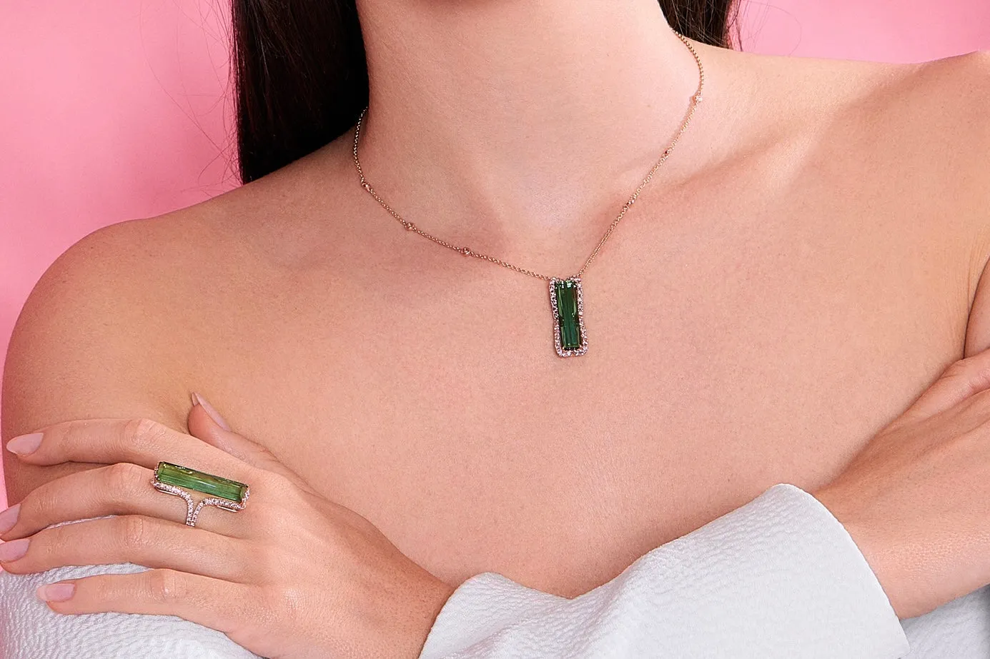 Green Tourmaline Ring