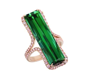 Green Tourmaline Ring