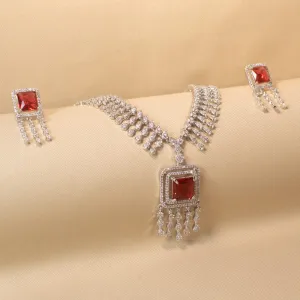 Mareena Red Necklace Set