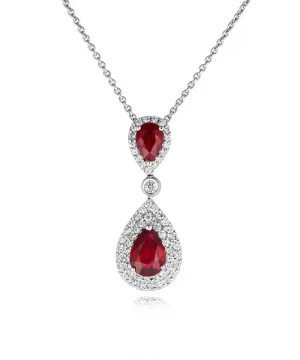 Ruby and Diamond Necklace