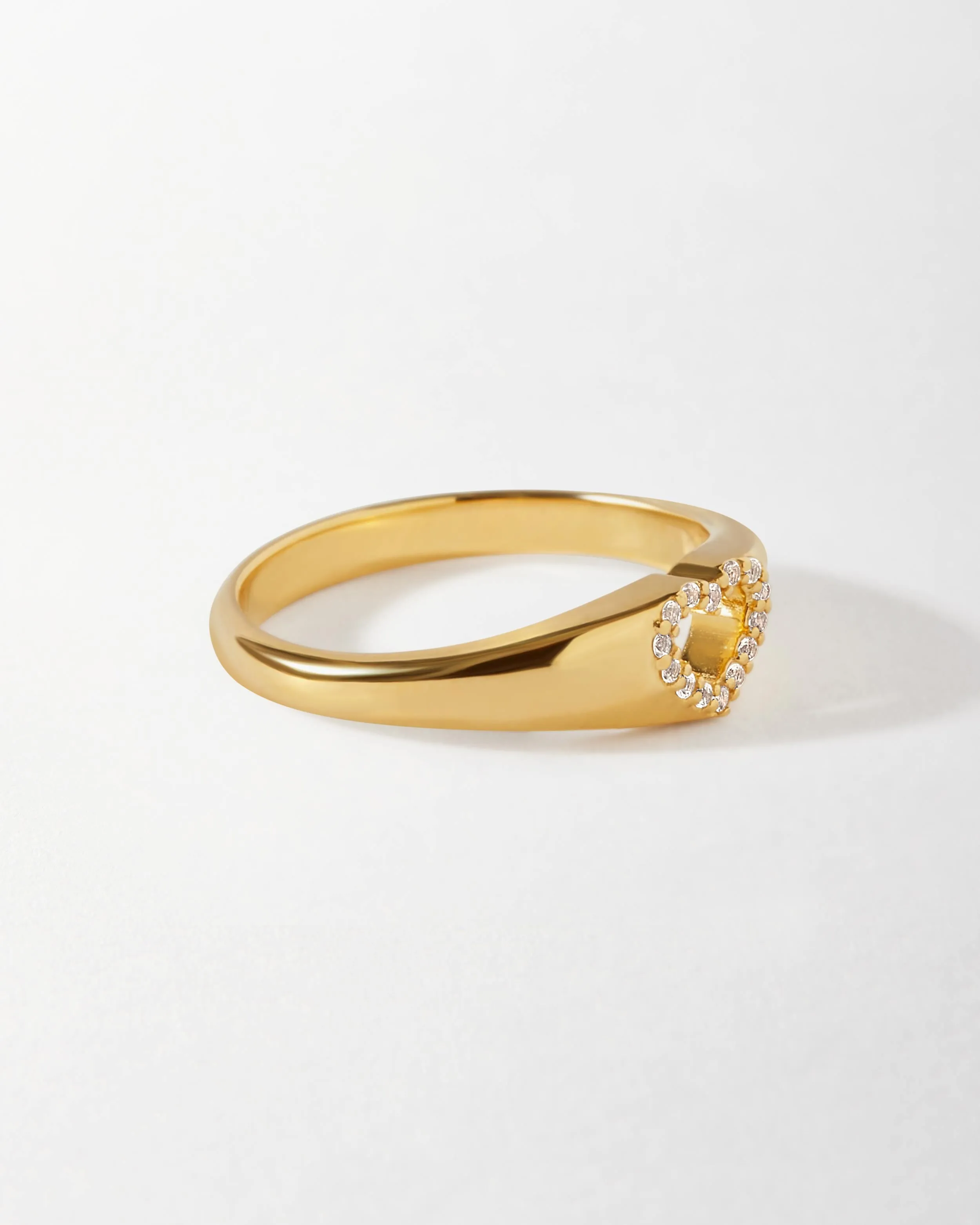 Sophia Heart Signet Ring